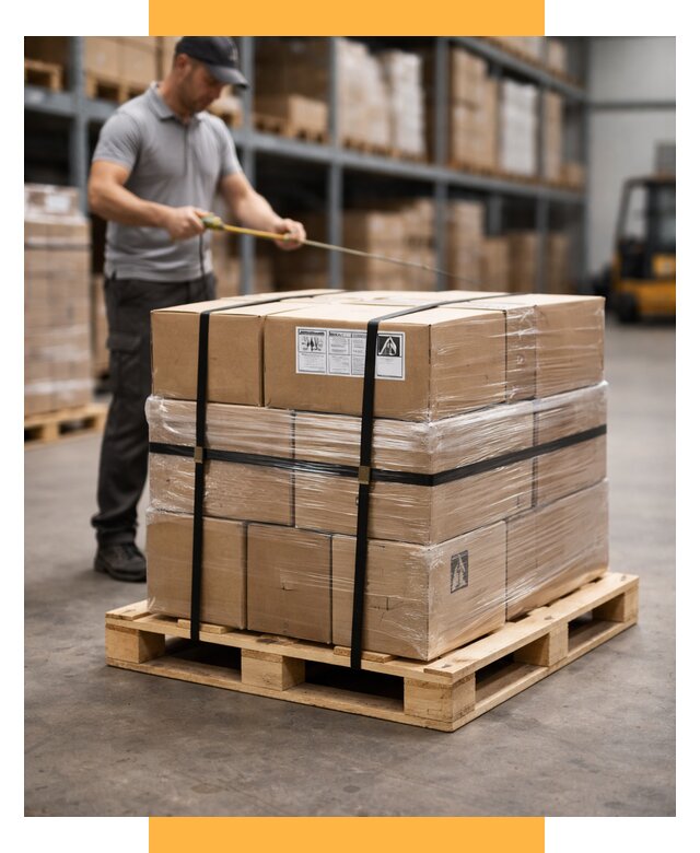 Упаковка и паллетирование грузов от 3574 р. | СетСервис-Крч