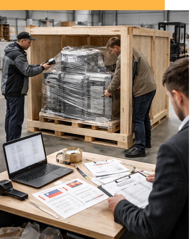 Доставка промышленного оборудования из США от 66378 руб