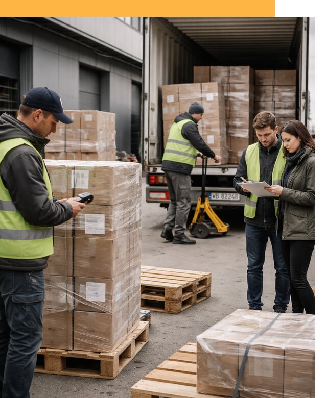 Доставка грузов из Польши: морем, авто и авиа от 7659