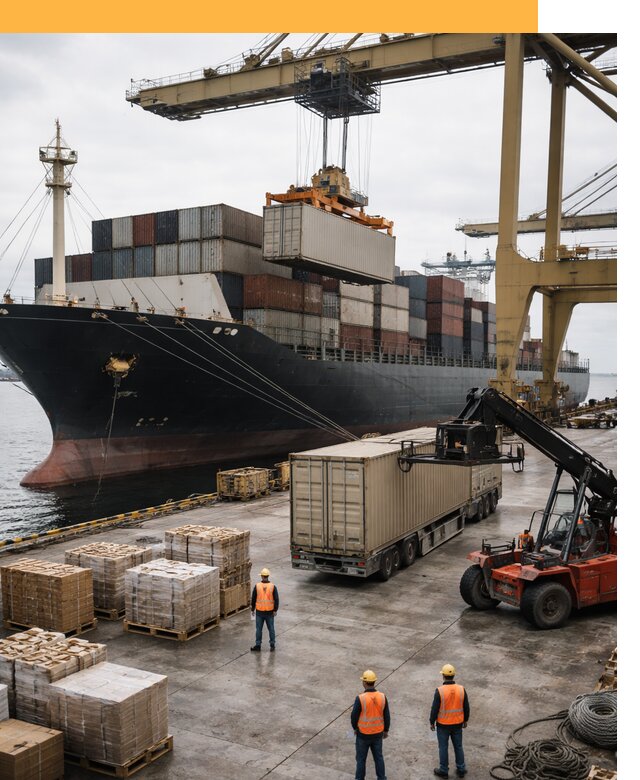 Морские перевозки из Индии: доставка FCL/LCL, таможня от 122544