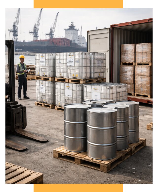 Доставка химического сырья из Индии от 255300 р. | СетСервис-Крч