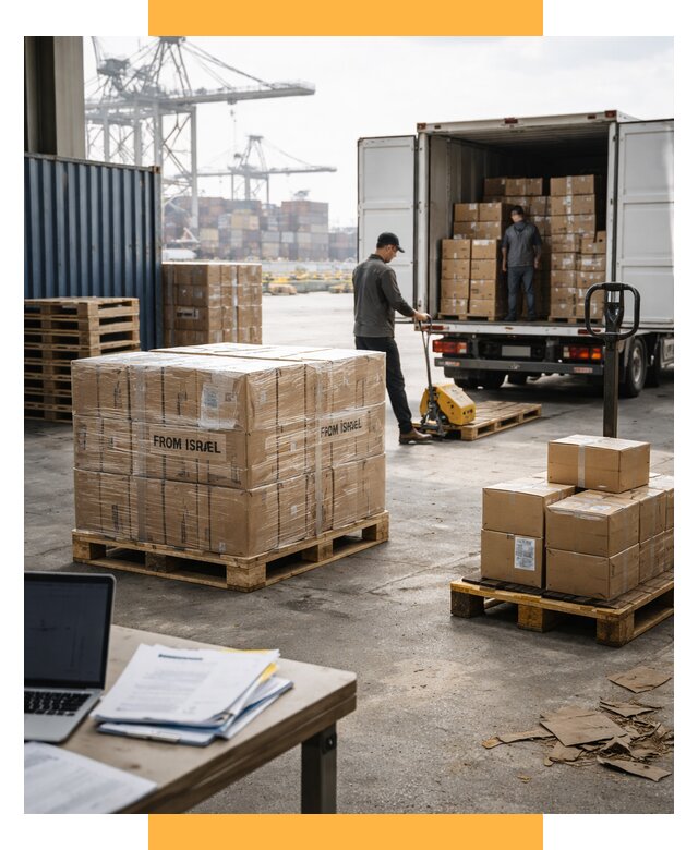 Доставка грузов из Израиля от 15318 р., логистика от СетСервис-Крч