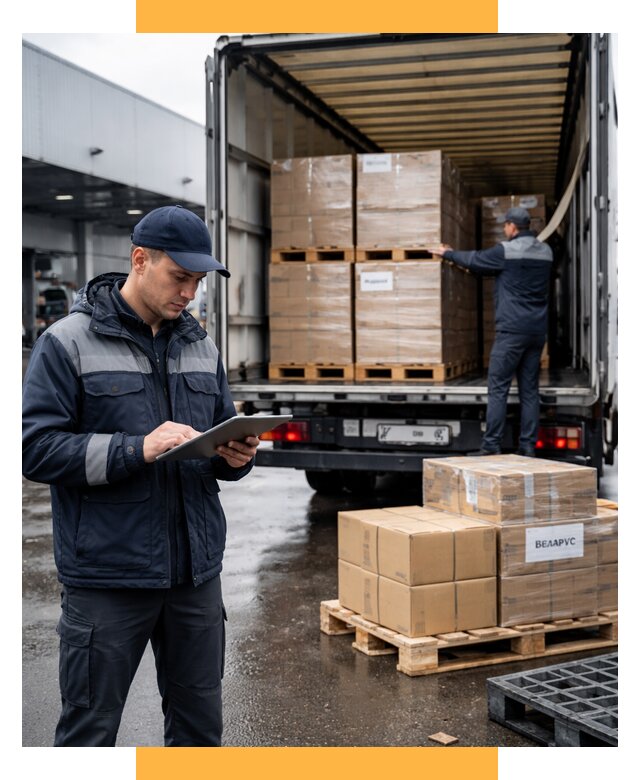 Доставка грузов из Беларуси от 15318 р. логистика СетСервис-Крч