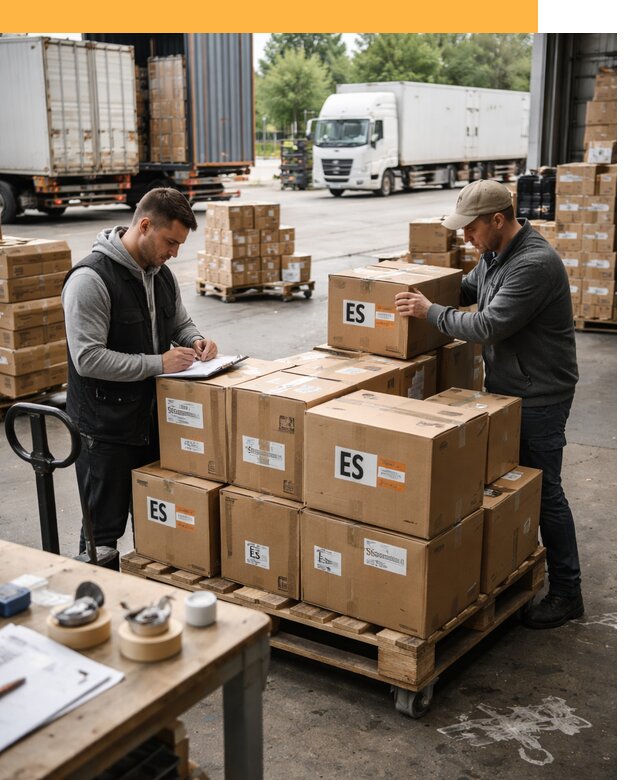 Доставка грузов в Испанию автотранспортом от 35742 руб