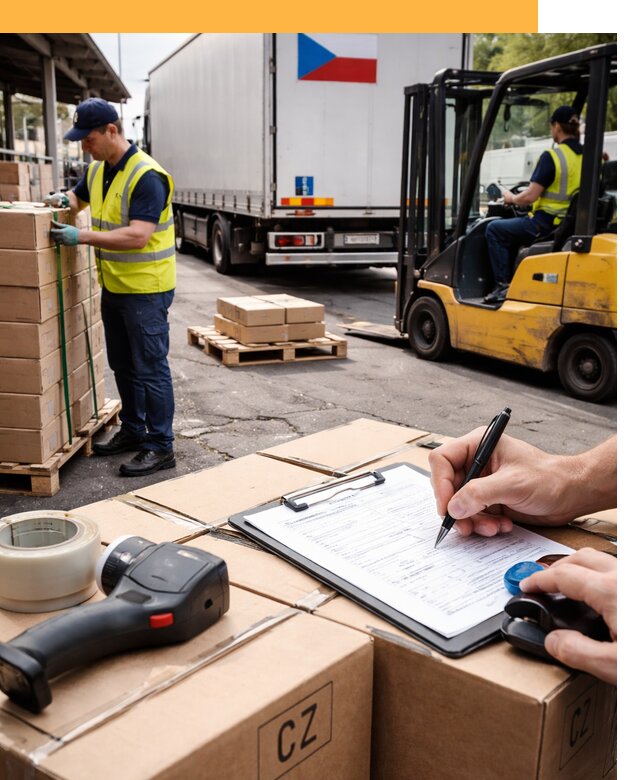 Доставка грузов в Чехию от 35742 руб, международные перевозки