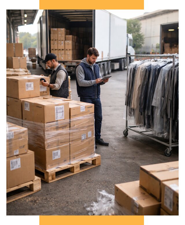 Перевозка и доставка одежды из Китая от 7659 р., СетСервис-Крч