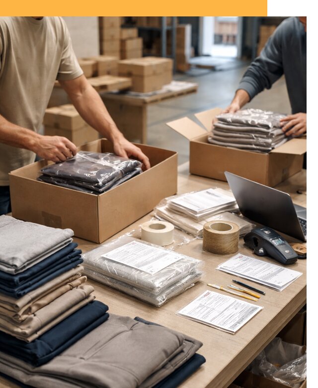 Перевозка одежды по миру от 7659 руб. с таможенным оформлением