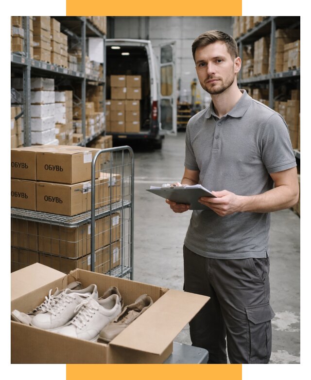 Доставка обуви из Китая и Турции от 4595 р. СетСервис-Крч