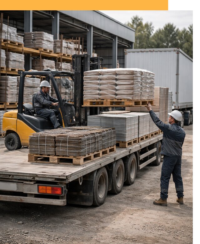 Перевозка строительных материалов по миру от 5617 руб