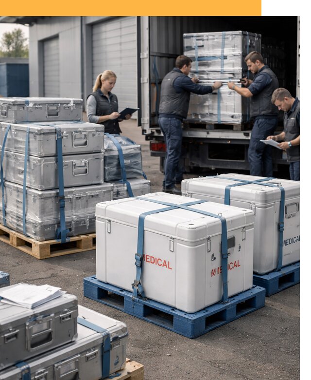 Перевозка медицинского оборудования по всему миру от 15318 руб