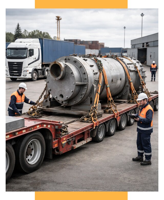Перевозка тяжеловесных грузов под ключ от 153180 р. | СетСервис-Крч