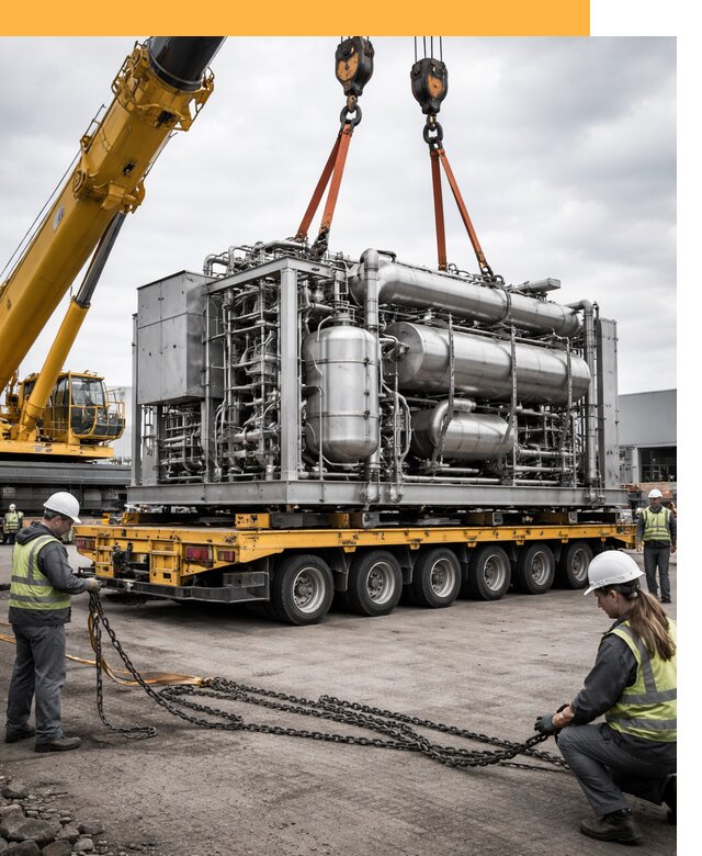 Перевозка тяжеловесных грузов по миру от 153180 руб