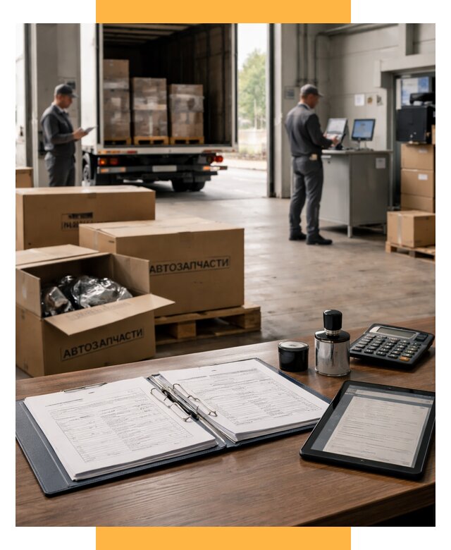 Таможенное оформление автозапчастей под ключ от 8680 р., СетСервис-Крч