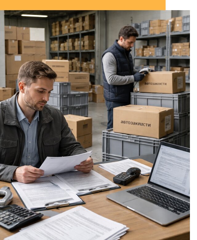 Таможенное оформление автозапчастей по выгодным тарифам от 8680