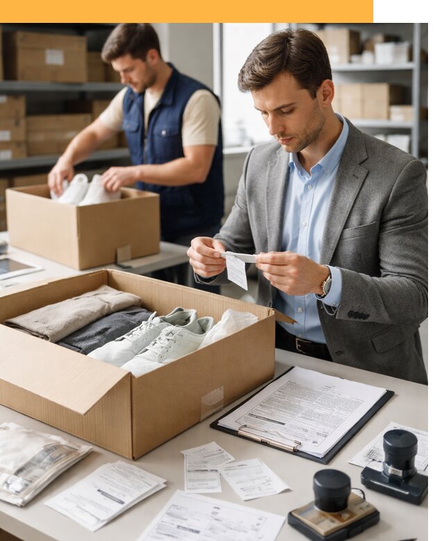 Таможенное оформление одежды и обуви по выгодной цене от 6638 руб